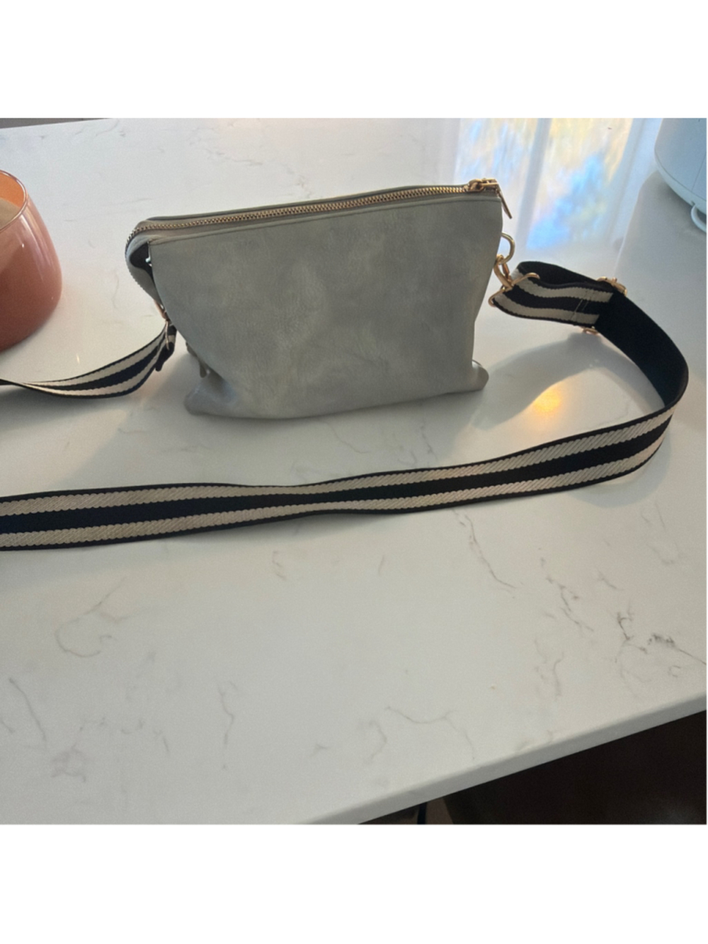 Women's Jen & Co. Crossbody Bag One Size Grey Black